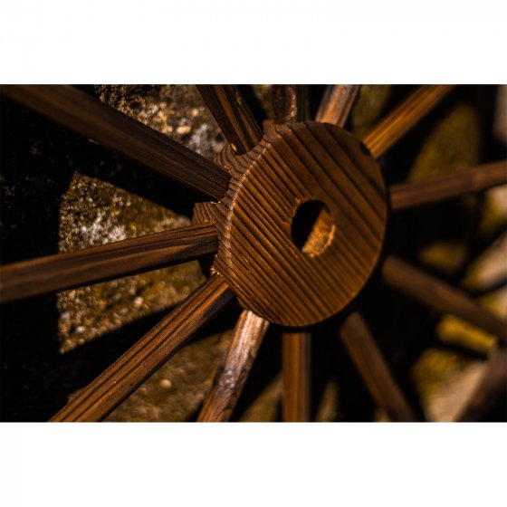 Holzrad 2er Set Rustikal 