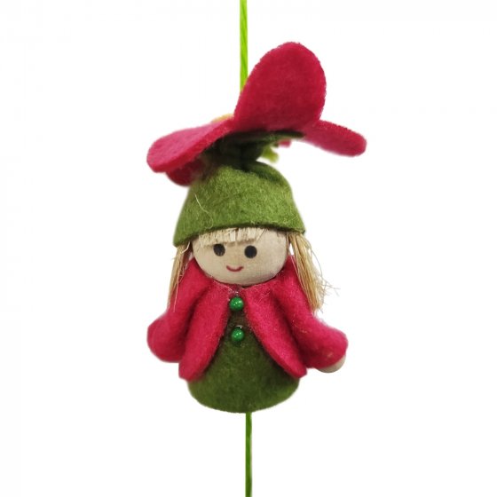 Dekogirlande Blumenkinder