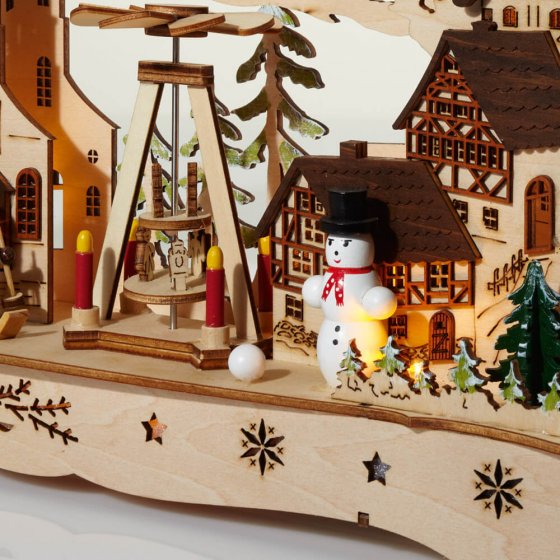 LED-Schwibbogen "Winterkirche"
