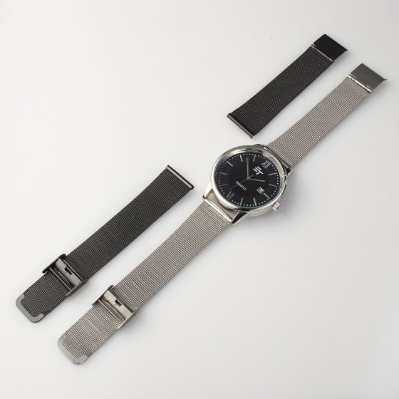 IHR GESCHENK: MILANAISE-UHR MIT WECHSELARMBAND