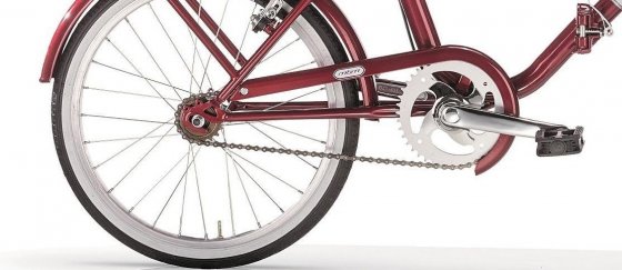 Klapprad 20 Zoll New ANGELA Rot 