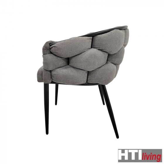 Stuhl Alsen Schwarz Grau 