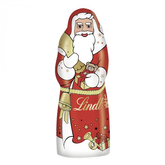 Lindt Weihnachtsmann aus Alpenvollmilch Chocolade 40g 5er Pack 