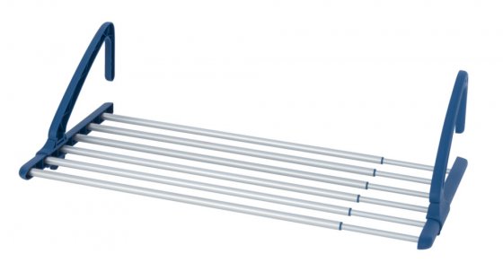 Teleskop Balkonwäschetrockner Alu, aus rostfreiem Aluminium 