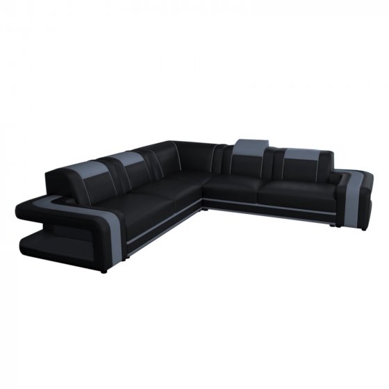 Ecksofa Cerik Schwarz