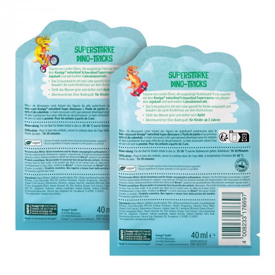 Kneipp Naturkind Schaumbad Supersaurus Sortiertes Design 40ml 