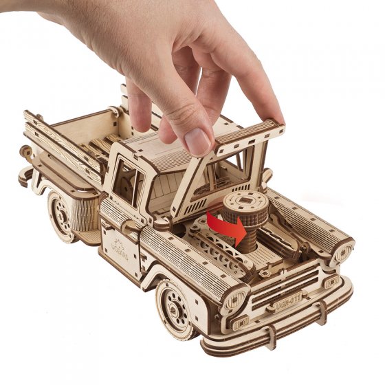Holzmodell Pick-Up-Truck 