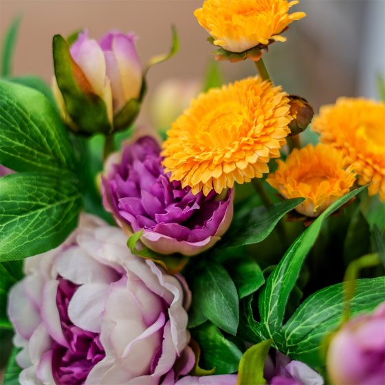 Kunstblume Gelbe Margerite Flora