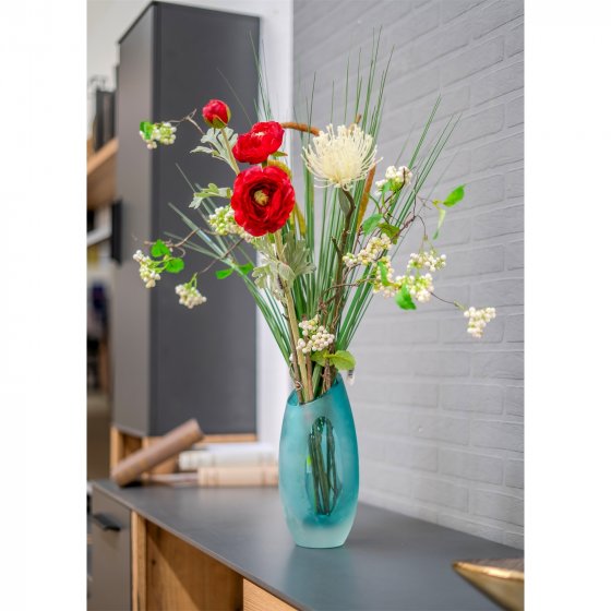 Ranunkel 64 cm Kunstblume Flora Rot