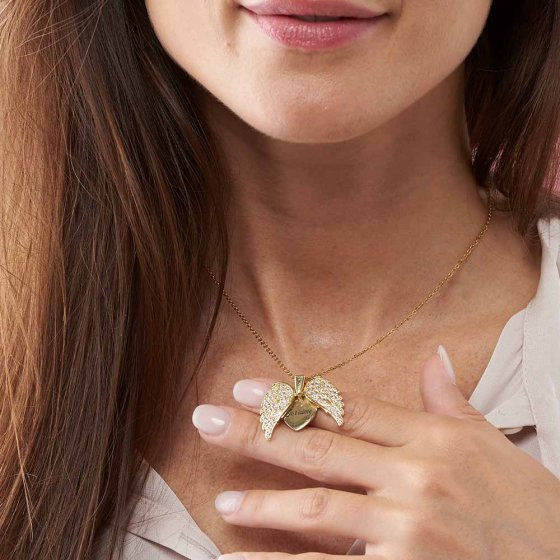 Halskette mit Herz-Medaillon