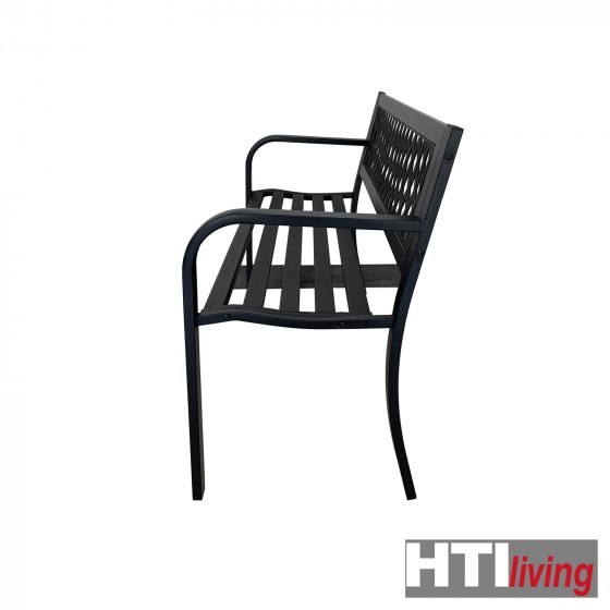 Gartenbank Metallbank Schwarz 