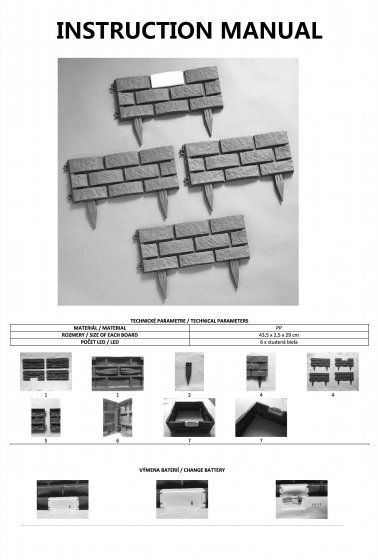 Beeteinfassung Nessa Solar Steinmauer 4-teilig Terracotta