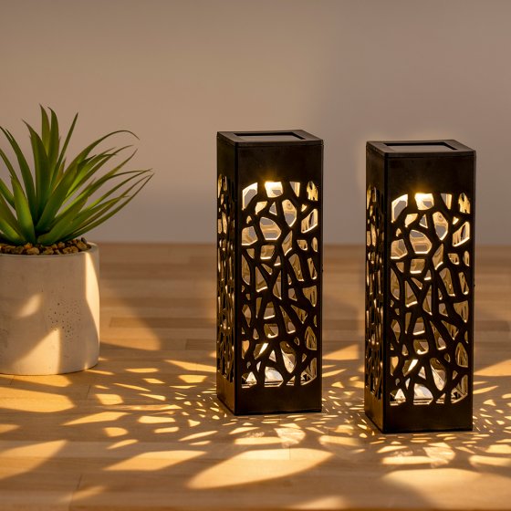 SOLARLEUCHTE „LUMIERE“ IM 2ER-SET