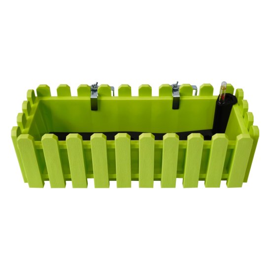 Blumenkasten mit Wasserspeicher Nessa 50 cm Grün 