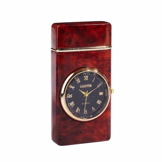 Plasma-Feuerzeug mit Uhr 