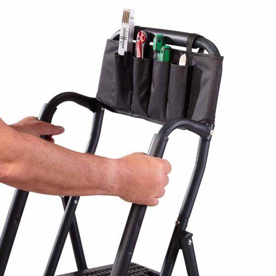 Sicherheitsleiter mit Handlaufe 