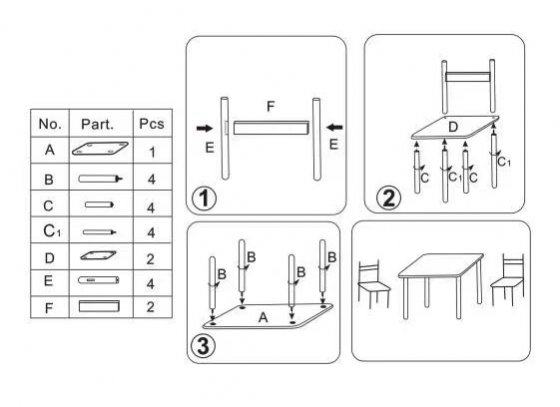 Kindertischgruppe Blumenfee 