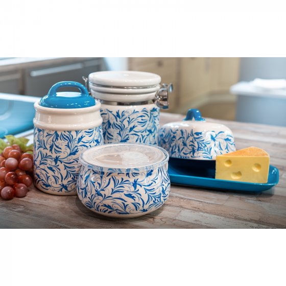 Lebensmitteldose im Landhausstil 11 x 16 cm Ornament 