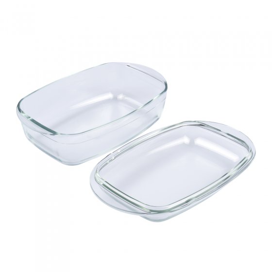 Glas-Back und Auflaufform