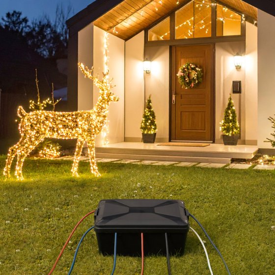 Kabelverlängerungsschutzbox für den Außenbereich 