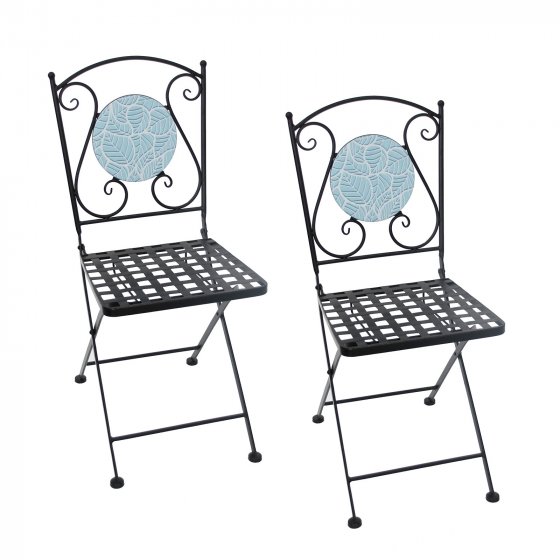 Tisch und 2 Stühle Celia Blätter 