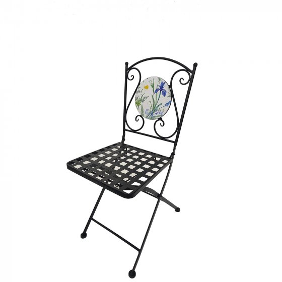 Tisch und 2 Stühle Celia Lilie 