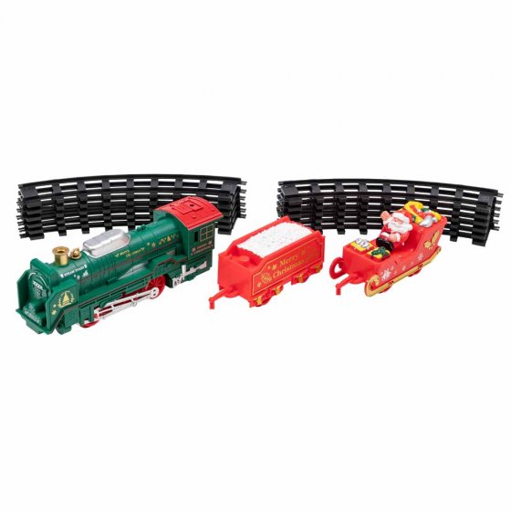 Elektronischer Weihnachtsexpress mit Rauch 