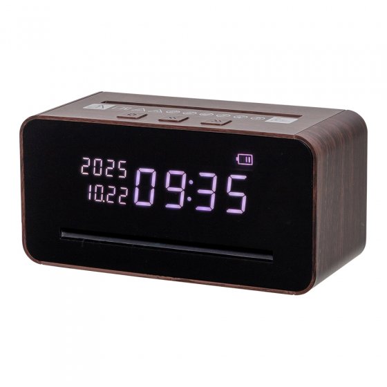 Tisch-Aktenvernichter mit Uhr 