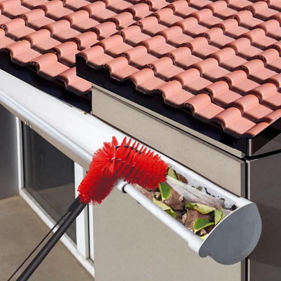 Zusätzliche Dachrinnenbürste 