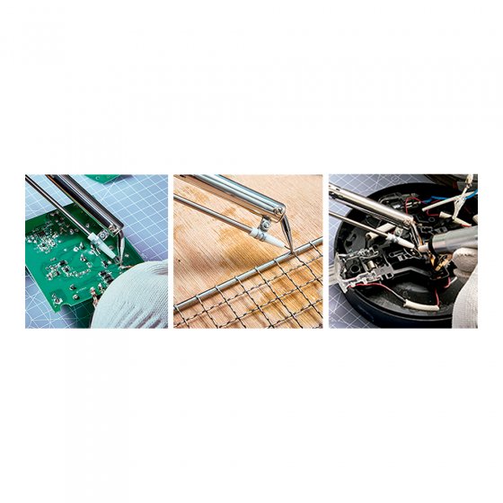 Lötkolben mit Drahtzufuhr 