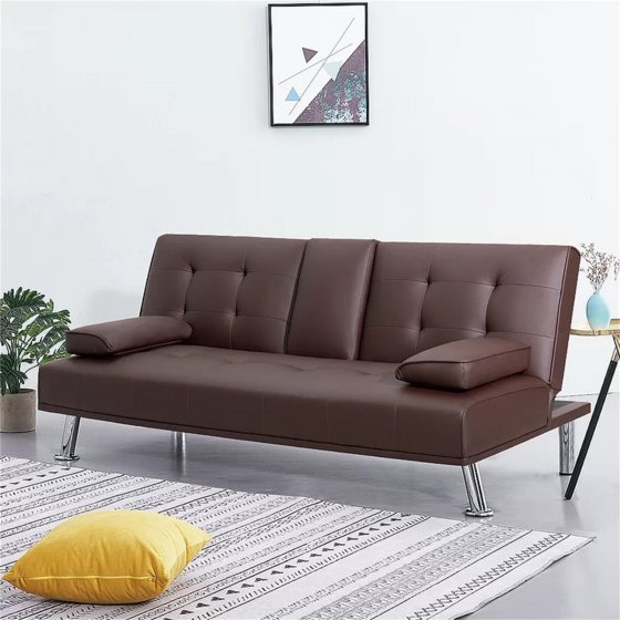 Klappsofa Braun Marwan