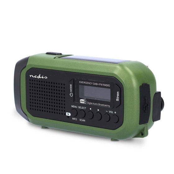 DAB+-Kurbel-und Solarradio 