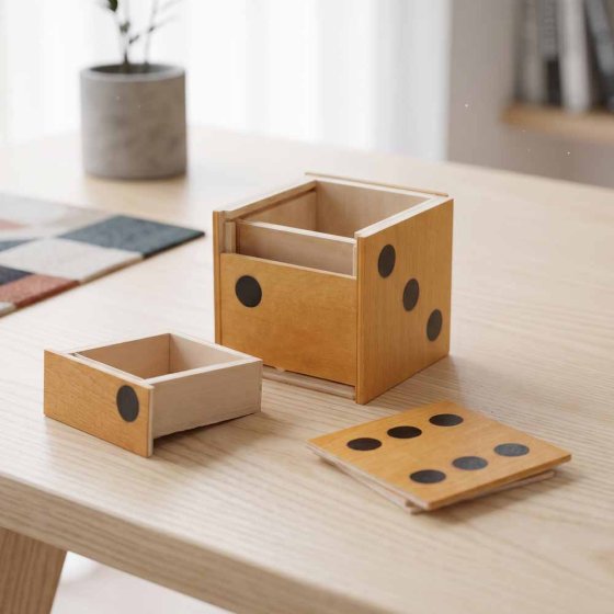 Rätsel-Geschenkwürfel "Logik" 