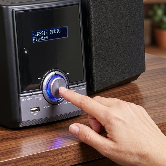 DAB+-Musiksystem mit CD-Spieler 