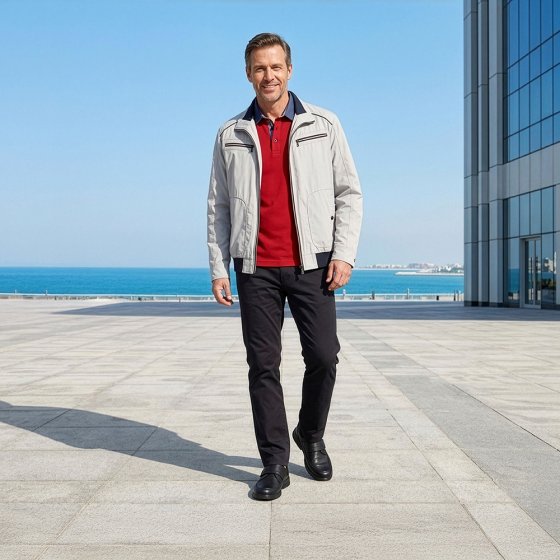 Blouson im Baumwollmix 