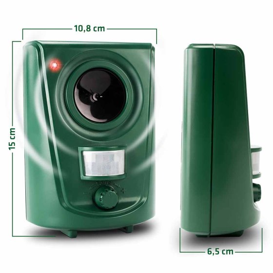 Batteriebetriebene Katzen- und Hundeabwehr 