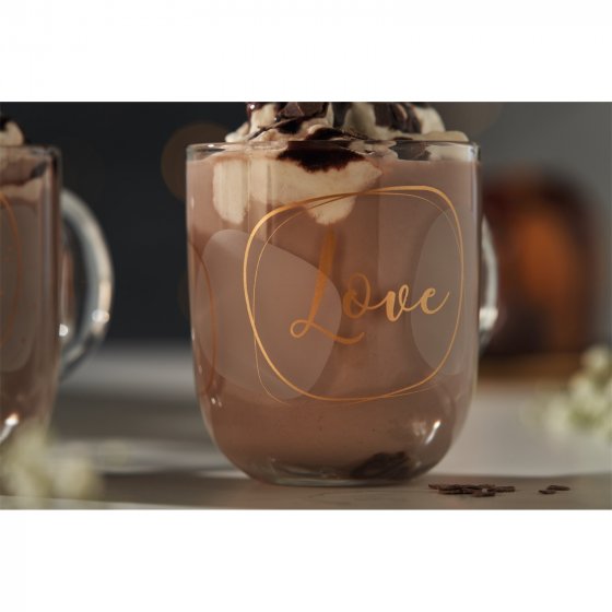 Tassen 2er Set 400ml Love 