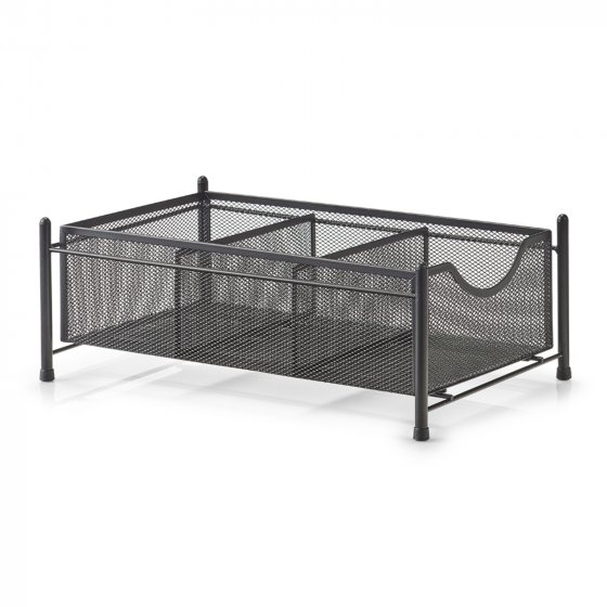Schreibtisch Organizer Mesh Schwarz 