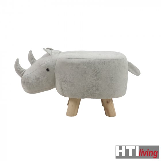 Hocker für Kinder Tiermotiv Nashorn