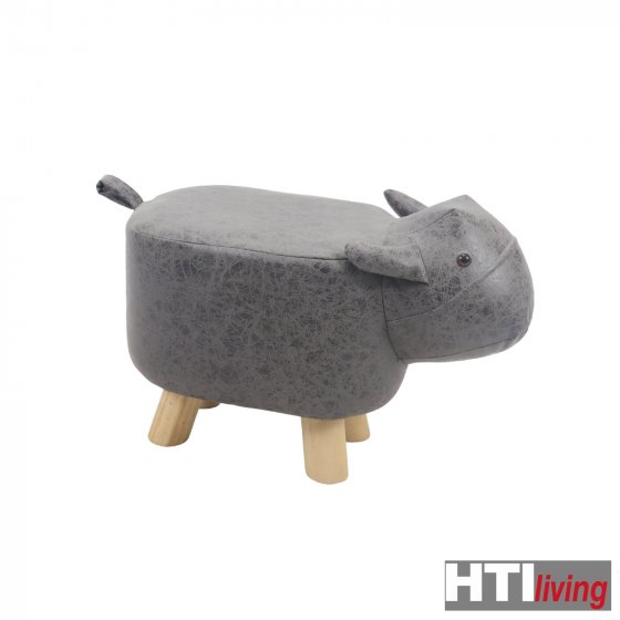 Hocker für Kinder Tiermotiv Nilpferd