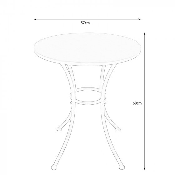 Gartentisch Marocco Braun