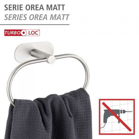 Wenko Turbo-Loc® Handtuchring Chrom 