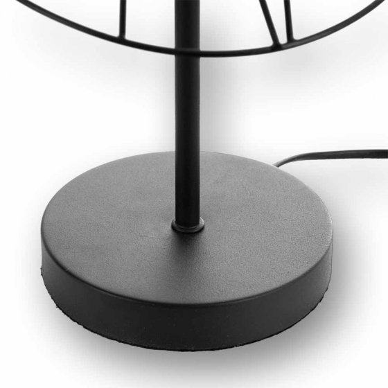 Rattangeflecht-Tischlampe 