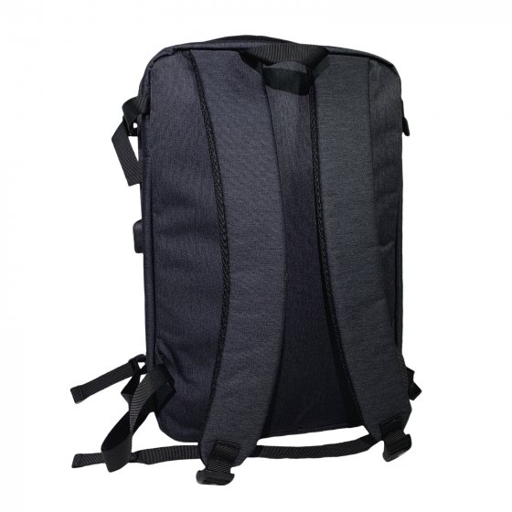 Business-Rucksack u. Tragetasche in einem Stylisch, funktional und kompakt
