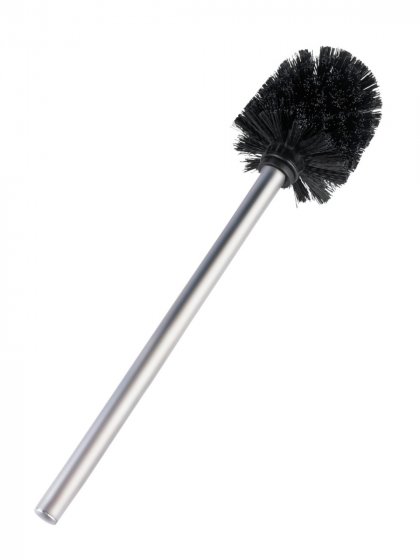 WC-Bürste mit Edelstahlstiel Matt 3er Set, Ø 8 x 35 cm 