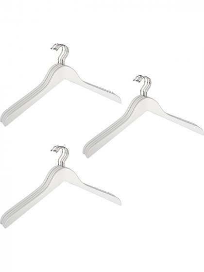 Formbügel Mod. Blanca 12er Set, Kleiderbügel 