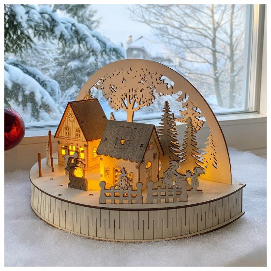 LED Weihnachtsdeko Rehe 