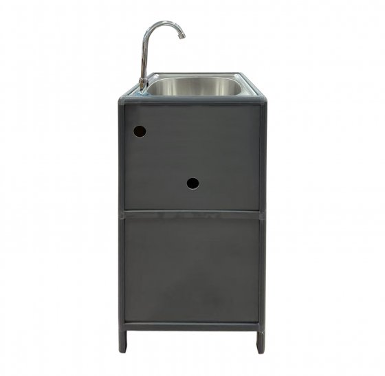 Outdoorspüle S Gerti Grau 