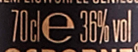 103 Etiqueta Negra Solera Reserva Brandy de Jerez Osborne 700 ml 