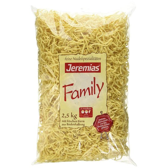 Jeremias Classic Family Schwäbische Spätzle g.g.A. Nudeln mit Ei 2500g 